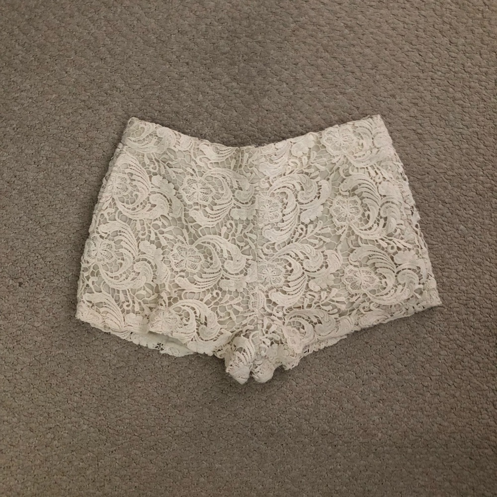 Crochet shorts